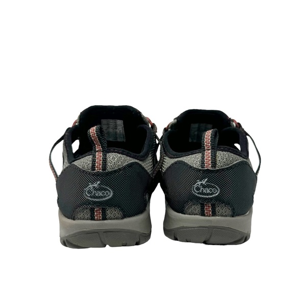Chaco Outcross Trail Kids Closed Toe Sandals Gray Red Size 3 - Picture 5 of 10